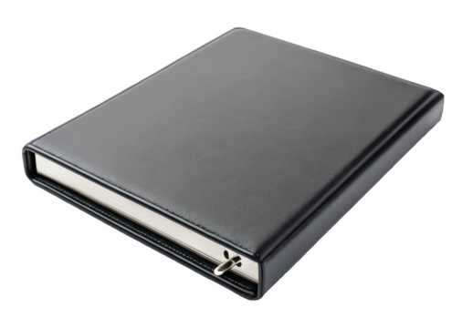 Production binder png film production organizer png on-set script binder png project management folder png studio paperwork binder png transparent background