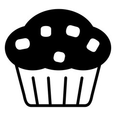 Chocolate chip muffin filled stroke