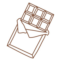 Chocolate bar stroke sweets