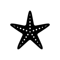 Obraz premium common starfish or sea star fish marine life flat vector art