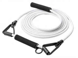 Resistance cable png exercise resistance band cable png fitness training equipment png strength workout cable png gym resistance tool png transparent background