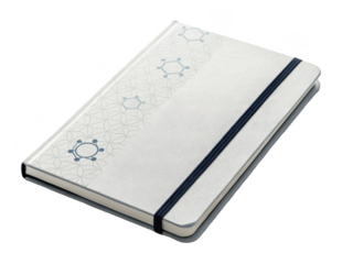 Researcher's experiment logbook png laboratory experiment journal png scientific research notebook png study record book png researcher documentation png transparent background