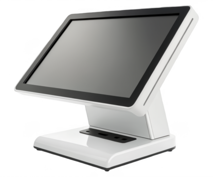 Retail checkout display monitor png point of sale display screen png retail checkout monitor png store sales display png cashier screen png transparent background