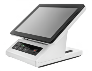 Retail point of sale terminal png POS cash register device png retail payment terminal png sales processing device png checkout system png transparent background