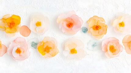 Colorful confetti pieces scattered on a bright white surface, creating an uplifting and energetic vibe with its vibrant hues