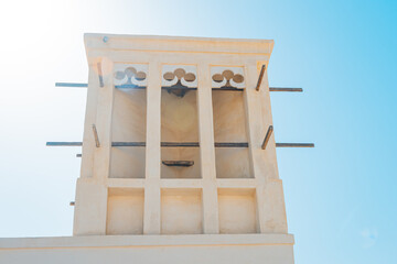 Ras Al Khaimah, UAE – 14.04.2025: The desert coastal town (ghost town) of Jazeera Al Hamra...