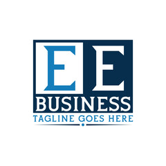 EE Logo. Letter EE Business Logo Design