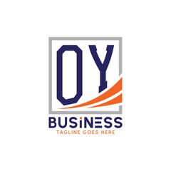 Letter OY Business Logo. Modern OY Logo for Corporate Branding. OY Growth Success Logo