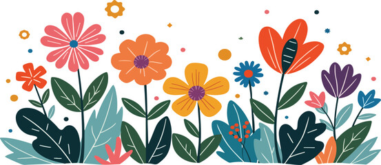 Golden Petal Harmony Illustrator Artwork