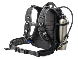 Scuba buoyancy control device png scuba diving BCD png diving vest png underwater buoyancy device png scuba gear png transparent background