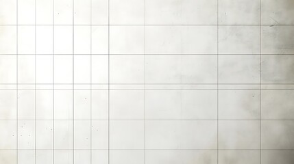 Gridded surface of light gray tiles.