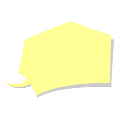 Noise comic yellow cloud