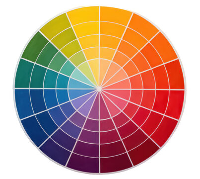 Color wheel png artist color circle png hue wheel png color theory tool png pigment guide png white background image