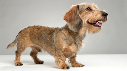 Doxle on studio background
