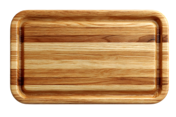 Square Wooden Cutting Board Wood Texture Kitchen Utensil Rustic Design