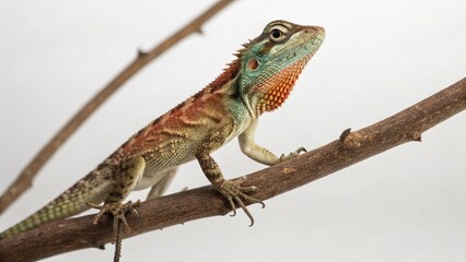 Obraz premium Draco Volans Lizard on studio background