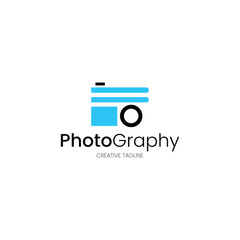 Fototapeta premium Letter F logo design with camera for your brand