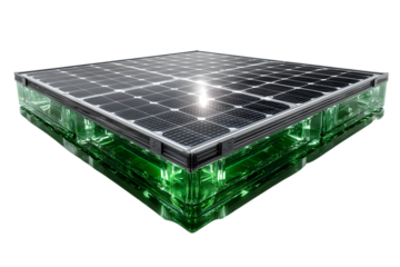 Innovative Solar Panel Array with Green Energy Storage System for Sustainable Power Solutions