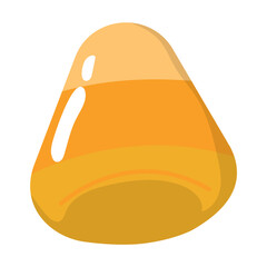 Classic candy corn icon. Vector