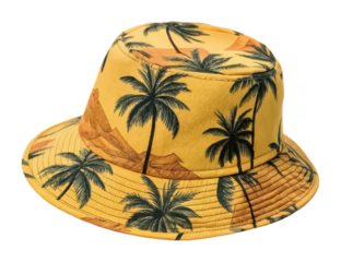 Tropical beach hat png sun hat png summer hat png wide-brim hat png straw hat png beachwear accessory png transparent background image