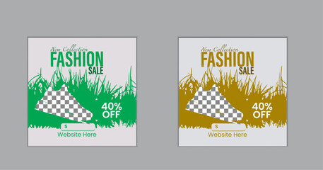 social media post design for shoes company