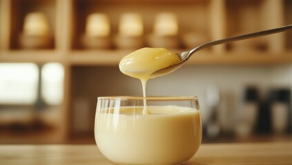 Creamy Delight: A Spoonful of Sweetness
