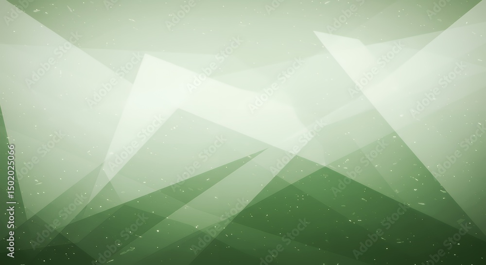 Poster abstract green background design with geometric shapes for wallpaper presentations and graphic desig