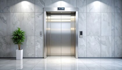 Modern Elevator Interior - Sleek and Minimalist Design