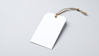 Price Tag Isolated on White Background – Retail and Shopping Concept