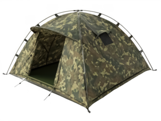 War camouflage tent PNG military field tent PNG tactical camping shelter PNG outdoor camo tent PNG portable army shelter PNG transparent background image