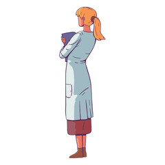 Simple doctor illustration