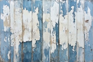 Obraz premium Weathered wooden planks, peeling paint
