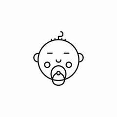baby boy icon sign vector