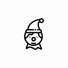 garden gnome icon sign vector