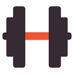 Dumbbell flat icon