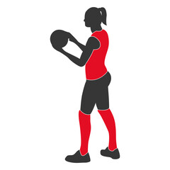 Female volleyball player 1