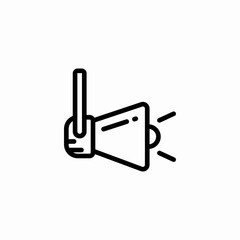 loud speaker icon sign vector