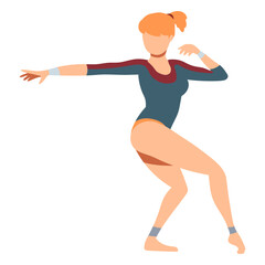 Gymnast exercise leotard body stocking acrobatics flexibility flat