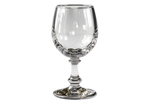 Elegant Crystal Wine Glass on Black Background Perfect for Luxury Dining and Celebration Pho
