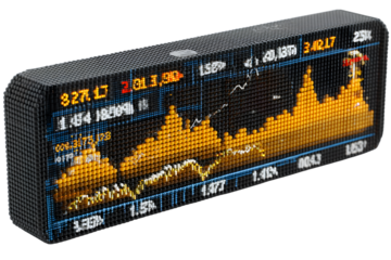 Stock Market Data Financial Graph Cryptocurrency Chart Abstract Pixel Art Business Analytic