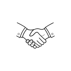 handshake vector illustration