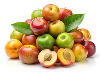 emblica isolated on white background