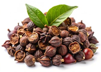 cascara isolated on white background