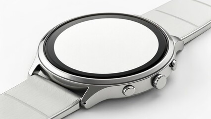 Fototapeta premium Modern Smartwatch Mockup: Silver Design