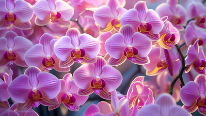 Fototapeta premium pink orchid flowers