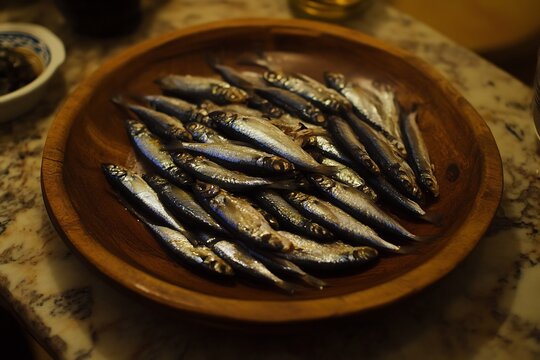 Italian Sarde Saor Venetian marinated sardines rich in omega 3 fatty acids and antioxidants supporting brain health