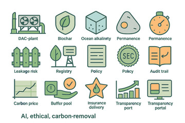 Exploring advanced carbon removal technologies at an innovation center showcasing diverse methods for environmental sustainability