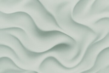 Obraz premium Generative AI, Soft Mint Green Fabric Texture With Folds