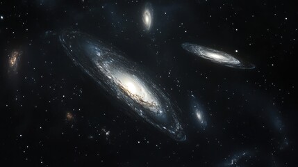 Spiral galaxies in deep space (2)