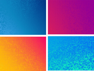 Abstract background spotted halftone effect vector